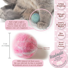 Load image into Gallery viewer, Ballmie Natural Handmade Felt Wool Ball