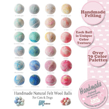 Load image into Gallery viewer, Ballmie Natural Handmade Felt Wool Ball