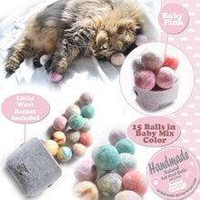 Load image into Gallery viewer, Ballmie Natural Handmade Felt Wool Ball