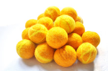 Load image into Gallery viewer, Cat Toys Ball Orange Natural Handmade Felt Wool Ball with catnip and bell