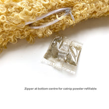 Load image into Gallery viewer, Cat Toy Catnip Toys for Cat gifts for cat catnip kicker furry yellow cat toy ready to ship free shipping