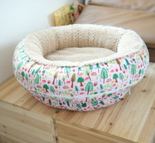 Load image into Gallery viewer, Fleece Cat Bed Round Bed