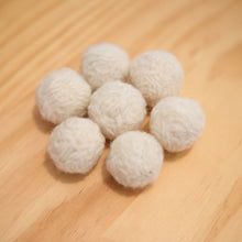 Load image into Gallery viewer, Natural Handmade Felt Wool Balls