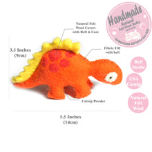 Load image into Gallery viewer, BALLMIE Dinosaurs Catnip Toy