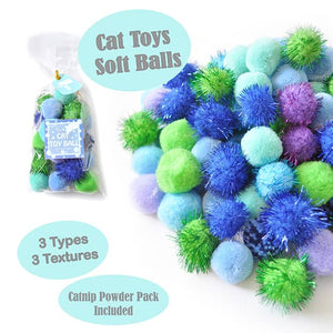 BALLMIE Crinkle Sparkle Balls(Multicolor)