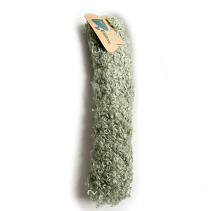 Green catnip kicker toy