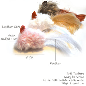 Feather Mouse Chewing toy